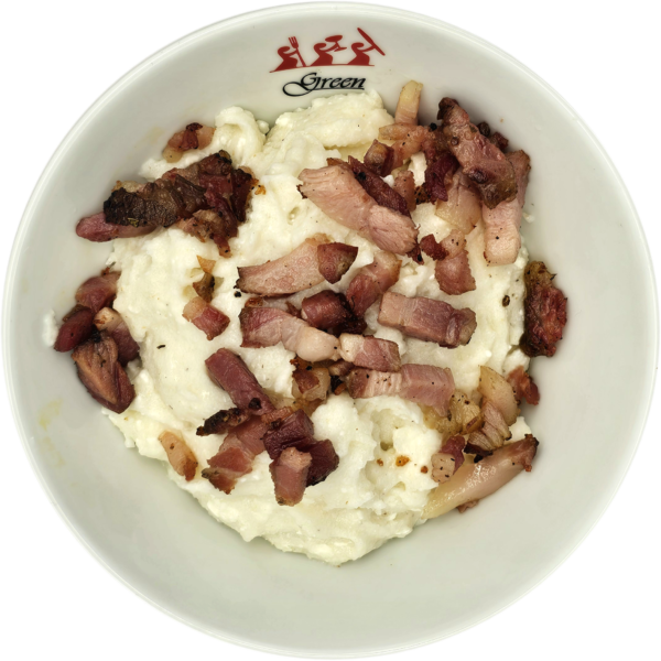 Kačamak sir i slanina