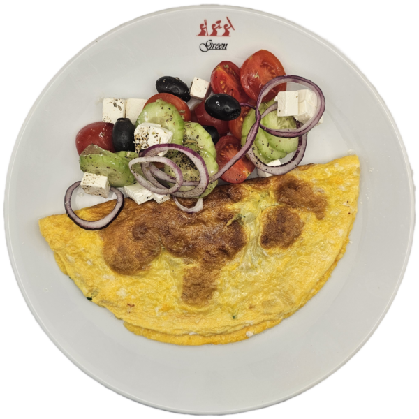 Omlet spanać sir